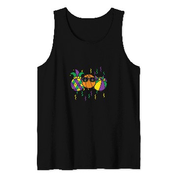 Discover Funny Basketball Mardi Gras Basketball Funny Sports Boys Kids Toddlers Men Tank Tops