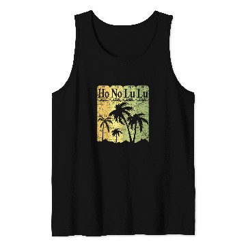 Discover Honolulu Periodic Table Elements Honolulu Hawaii Retro 4 Tank Tops