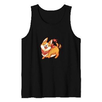Discover Corgi Pet Cute Corgi lover Tank Tops