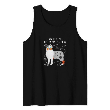 Discover Australian Shepherd Pet Anatomy Cute Funny Pet Aussie Dog Mom Tank Tops