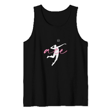 Discover Sport Volleyball Ace Design For Players Who Are Hitters Tank Tops