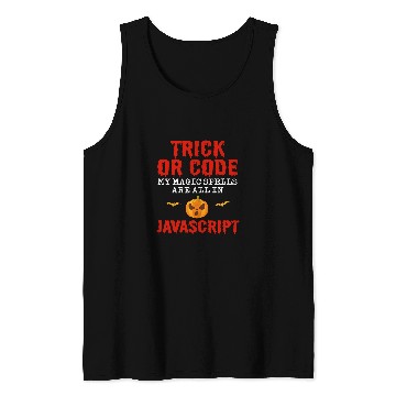 Discover Halloween Programmer Coder Software Web Developer Coding 9 Tank Tops