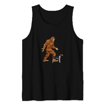 Discover Coonhound Pet Funny bigfoots Walking Treeing Walker Coonhound Sasquatch Tank Tops