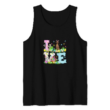 Discover Coonhound Pet Easter Egg Hunt Funny Love Coonhound Easter Tank Tops