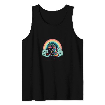 Discover Sport American Football I Suck at Fantasy Football Unicorns Rainbow Loser 5 Tank Tops