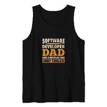 Discover Software Developer Dad Computer Programmer Coding 4 Tank Tops