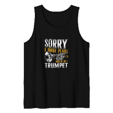 Discover Funny Trumpet Player Vintage Sorry I Have Plans With My Trumpet Tank Tops