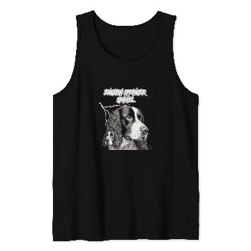 Discover English Springer Spaniel Pet Goth Puppy Punk Rock 80s Tank Tops