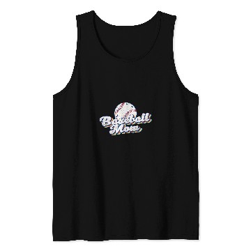 Discover Sport Baseball Mom Vintage Print Softball Mom Mothers Day Tank Tops