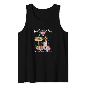 Discover Beagle Pet Once Upon A Time I Picked Up A Beagle Puppy Dog107 Tank Tops