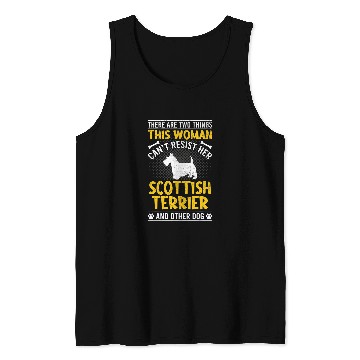 Discover Scottish Terrier Pet Woman Cant Resist Her Tank Tops