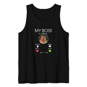 Discover Chow Chow Pet My Boss Tank Tops