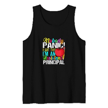 Discover Assistant Principal Head Teacher Headmistress VicePrincipal Tank Tops
