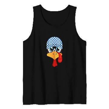 Discover Sport Baseball thanksgiving turkey face plaid fall baseball cap 2glasses 5 Tank Tops
