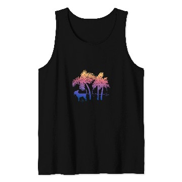 Discover Chihuahua Pet Ombre Beach Sunrise Tank Tops