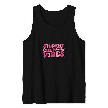 Discover Student Council Vibes School Student Council 1 Tank Tops