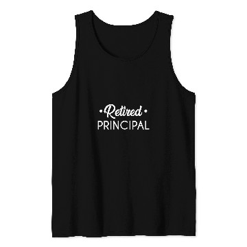 Discover Retired Principal Thank You Appreciation Retirement Tank Tops