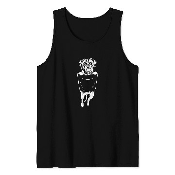 Discover Boxer Pet RIPPED THE POCKET Tank Tops