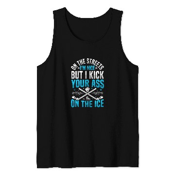 Discover Sport Hockey Design for a Hockey 0 Tank Tops