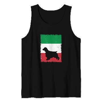 Discover English Springer Spaniel Pet Welsh Springer Spaniel Dog Italy Flag Italian vintages Mom Da Tank Tops
