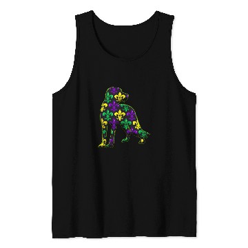 Discover Gordon Setter Pet Mardi Gras Tank Tops