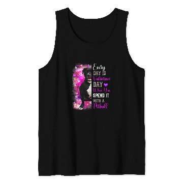 Discover Pitbull Pet Womens Pitbull Mom Funny Valentines Day Dog Lovers Bully Pitty 1 Tank Tops