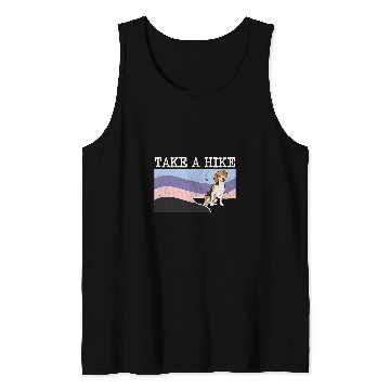 Discover Beagle Pet Take A Hike Beagle Funny Graphic Hiking 8 Tank Tops