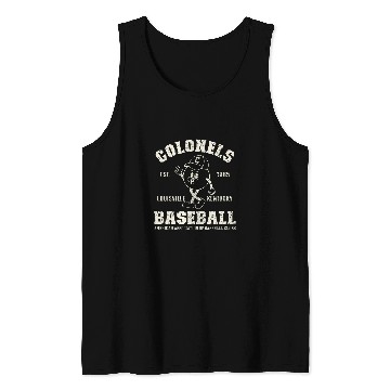 Discover Sport Baseball vintages Louisville Kentucky Baseball Colonels Tank Tops