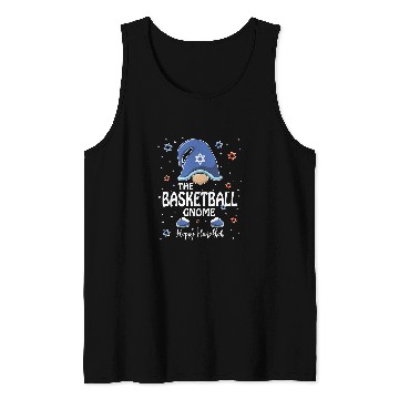Discover Funny Basketball Coachs Gnome Funny Hanukkah Family Matching Pajama 194 Tank Tops