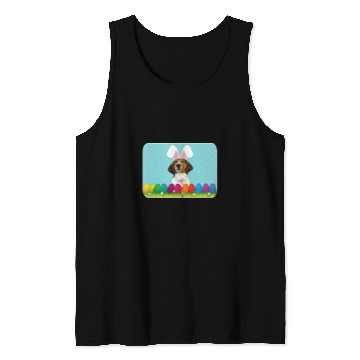 Discover Coonhound Pet Treeing Walker Coonhound w Bunny Ears Tank Tops