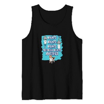 Discover Australian Shepherd Pet Aussies Rock Paper Scissors Game Tank Tops