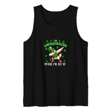 Discover The Leprechauns Do It Patricks Day Shamrocks Chicken Tank Tops