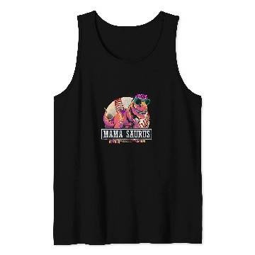 Discover Sport Softball Mamasaurus mothers day Tank Tops
