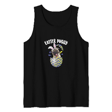 Discover Pug Pet Easter Puggy Cute Resurrection Egg Funny 229 Tank Tops