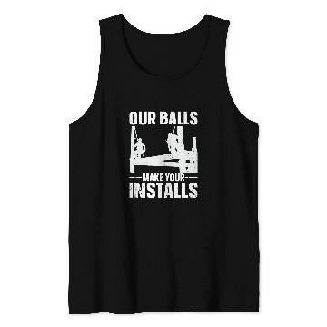 Discover Funny Ironworker Steelworker Construction worker Tank Tops