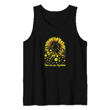 Discover Softball Gift You Are My Sunshine Sunflower Vintage 86 Tank Tops