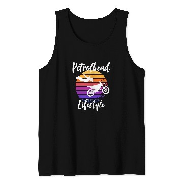Discover Motorcycle Petrolhead Lifestyle Tank Tops