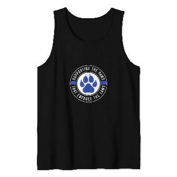 Discover K9 Pet Police Officer Support Law Enforcement Tank Tops