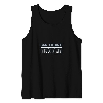 Discover Sport Basketball Banners San Antonio Tank Tops