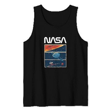 Discover NASA vintages Retro Space Shuttle Astronaut Explorer Science Tank Tops