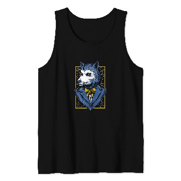 Discover Coyote Mammal Elegant wolfs character Tank Tops