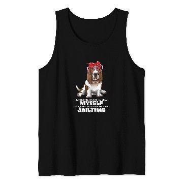 Discover Basset Hound Pet Funny Basset Hound Womens Its Not Worth The Jailtime Tank Tops