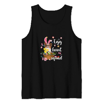Discover Papillon Pet Happy Easter Day Easter Colorful Egg Hunt Tank Tops