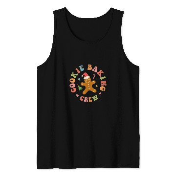Discover Cookie Baking Crew Christmas Festive Holiday Baking Design Tank Tops