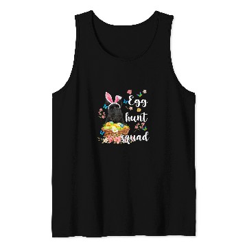 Discover Scottish Terrier Pet Happy Easter Day Colorful Egg Hunt Squad Tank Tops