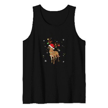 Discover Belgian Malinois Pet Reindeer Christmas Tank Tops