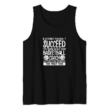 Discover Basketball Coach Tank Tops