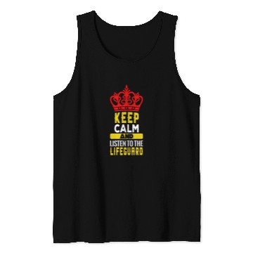 Discover Keep Calm Lifeguard 2Bathmaster 2Funny Tank Tops