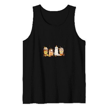 Discover Pyrenees Pet Coffee Pumpkin Spice PYR Fall Thanksgiving Tank Tops