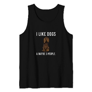 Discover Boykin Spaniel Pet Funny I Like Boykin Spaniel Dogs And Maybe 3 People Tank Tops